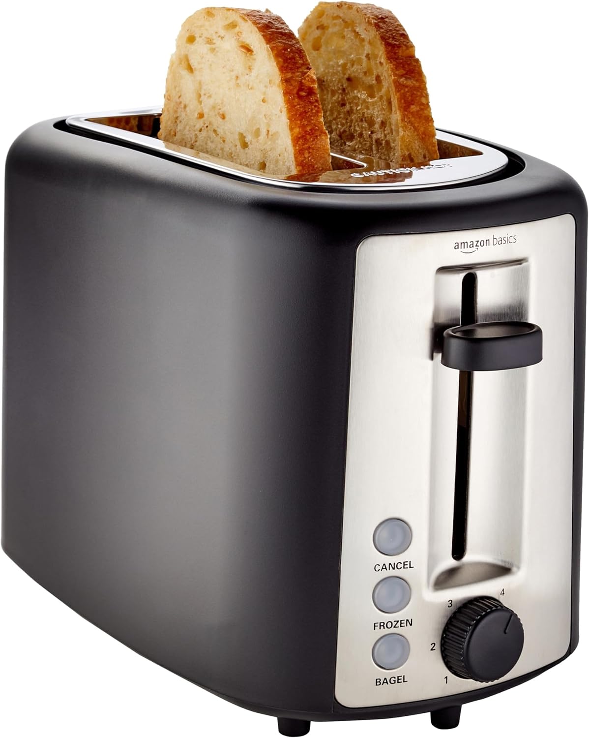 Amazon Basics 2-Slice Toaster with Extra-Wide Slots