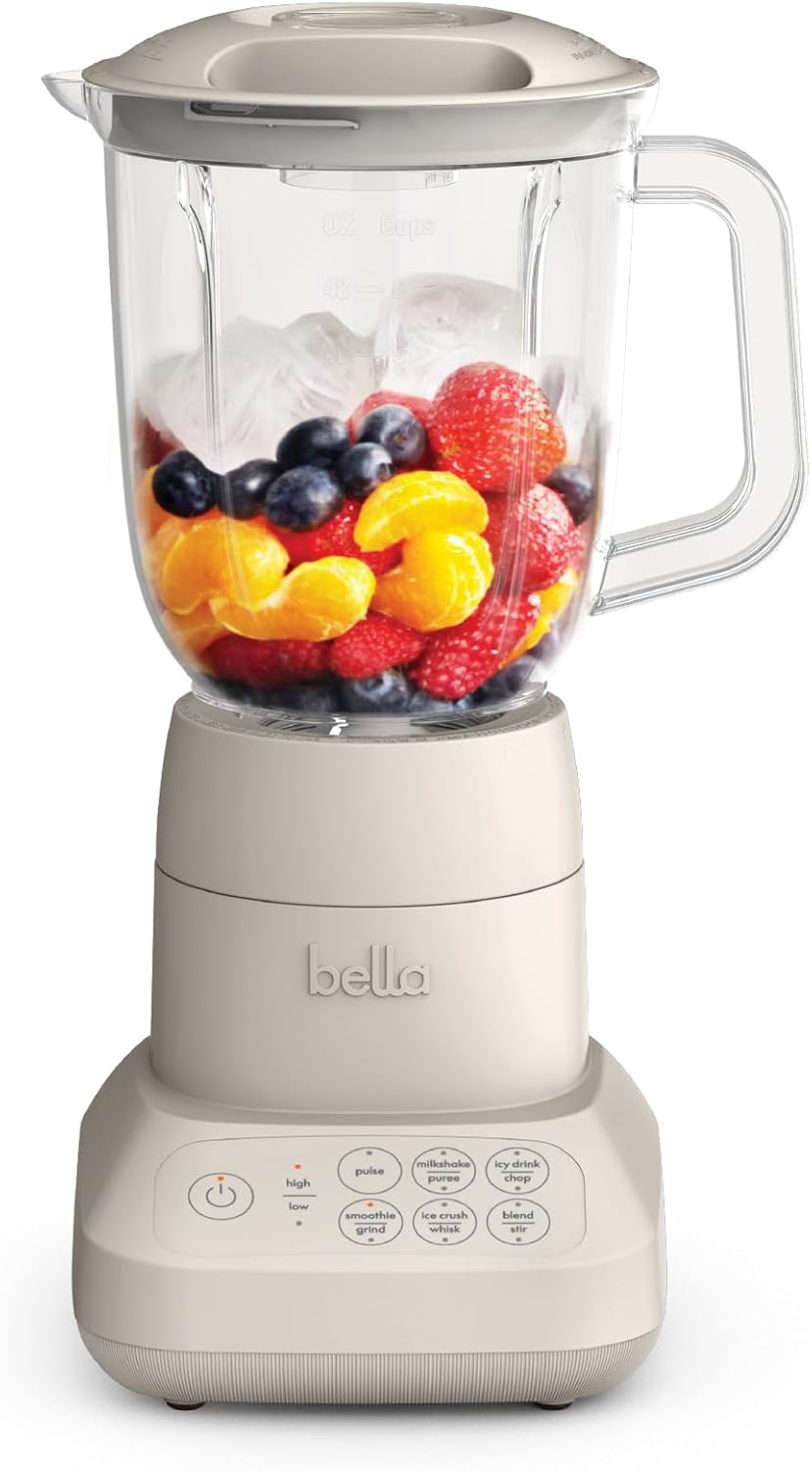 BELLA Flip & Store 10-Speed Countertop Blender