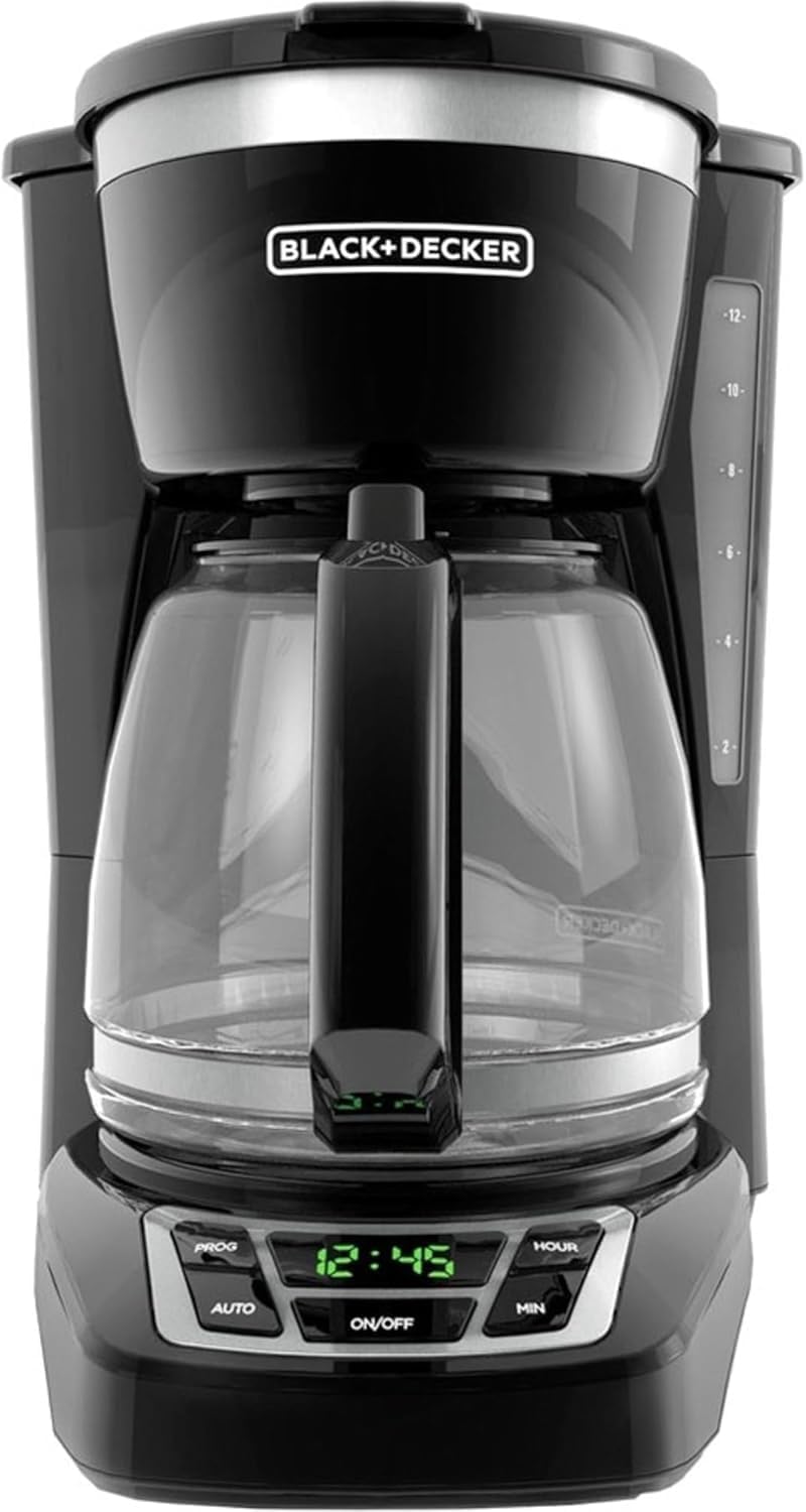 BLACK+DECKER 12-Cup Programmable Digital Coffee Maker