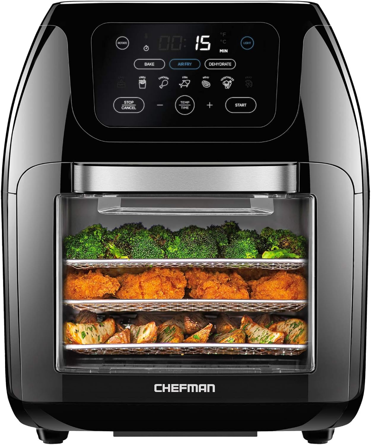 Chefman 10L Digital Air Fryer Rotisserie Convection Oven
