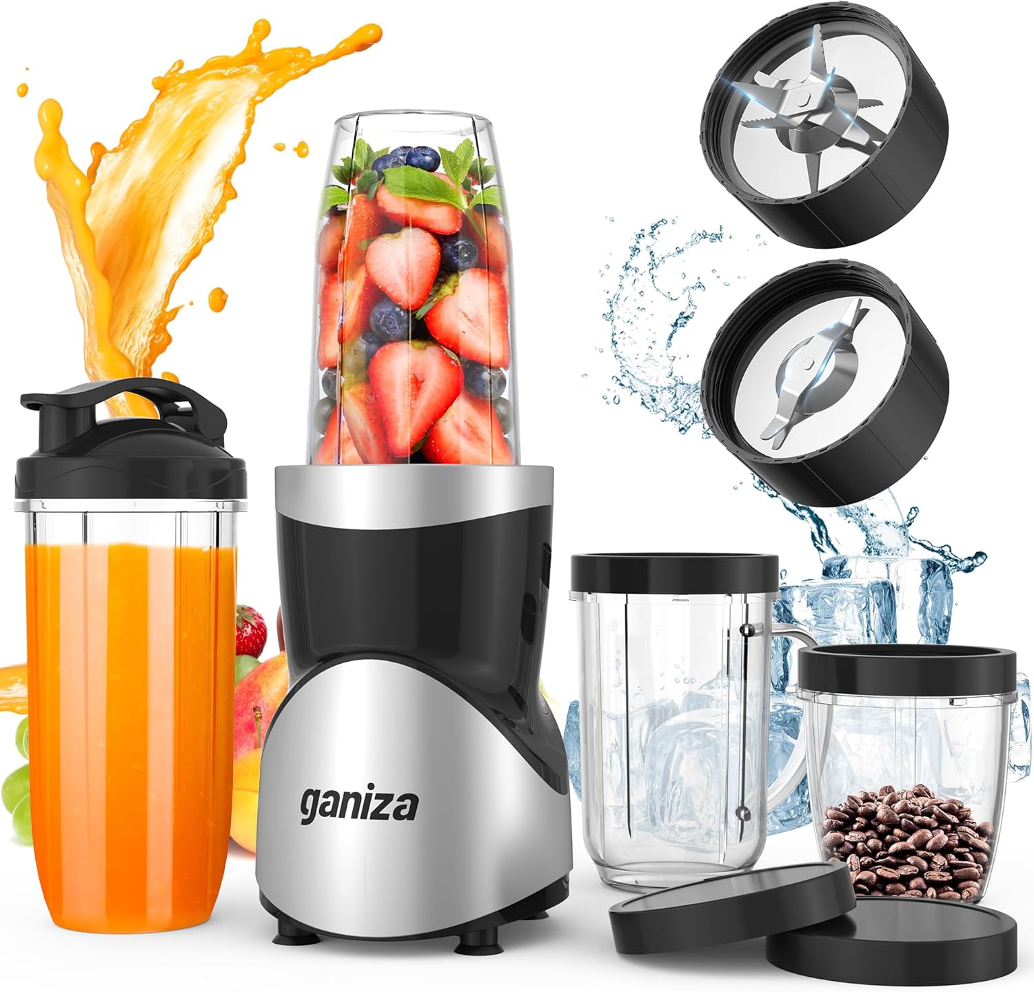 Ganiza 900W Smoothie Blender 15-Piece Combo