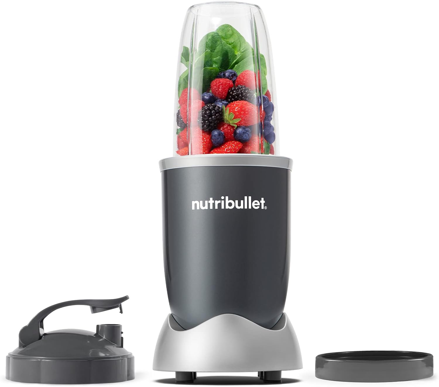 NutriBullet Personal Blender 600W, 24oz, Gray