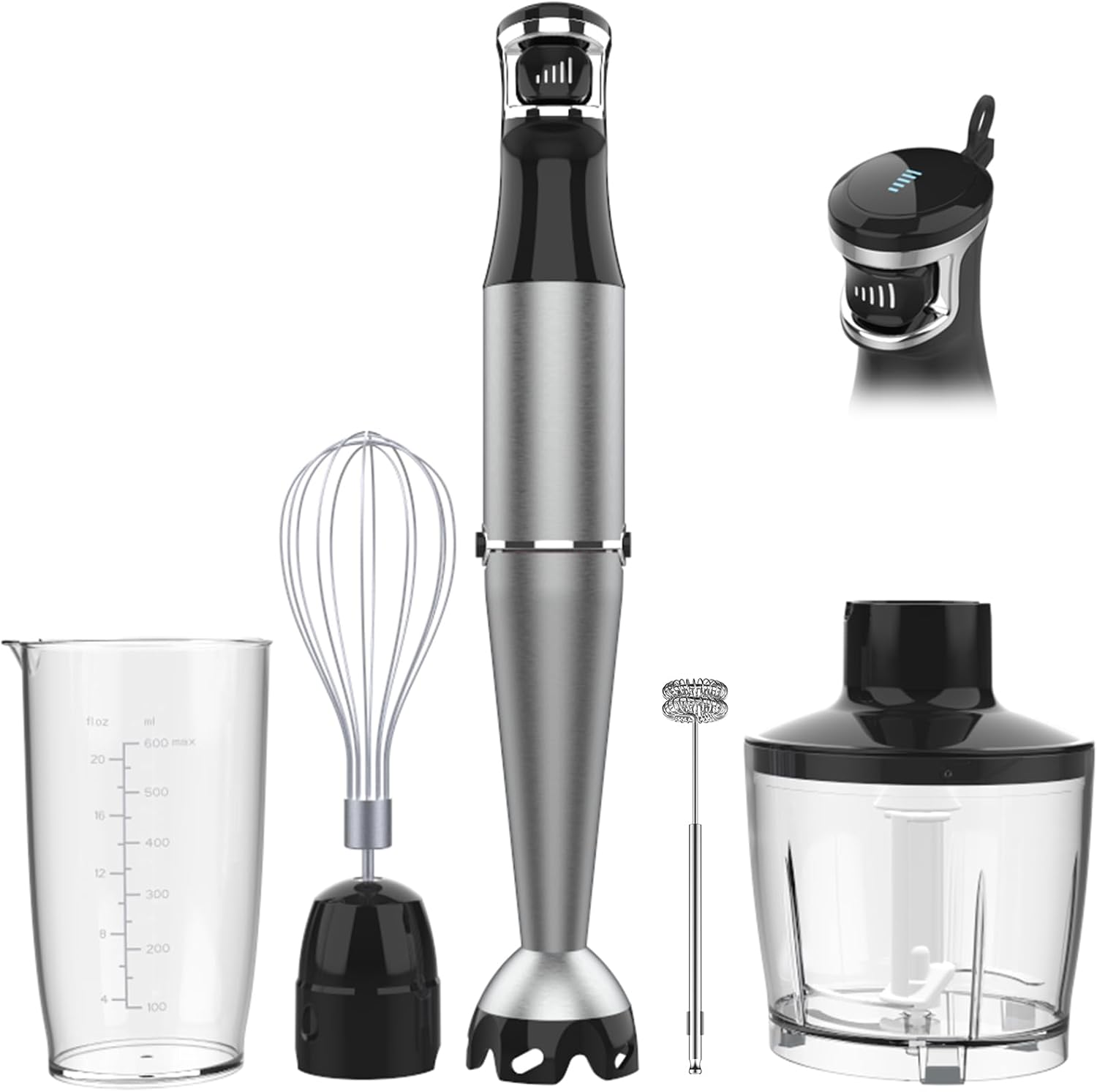 Turelar 1100W Immersion Blender 5-in-1 Set