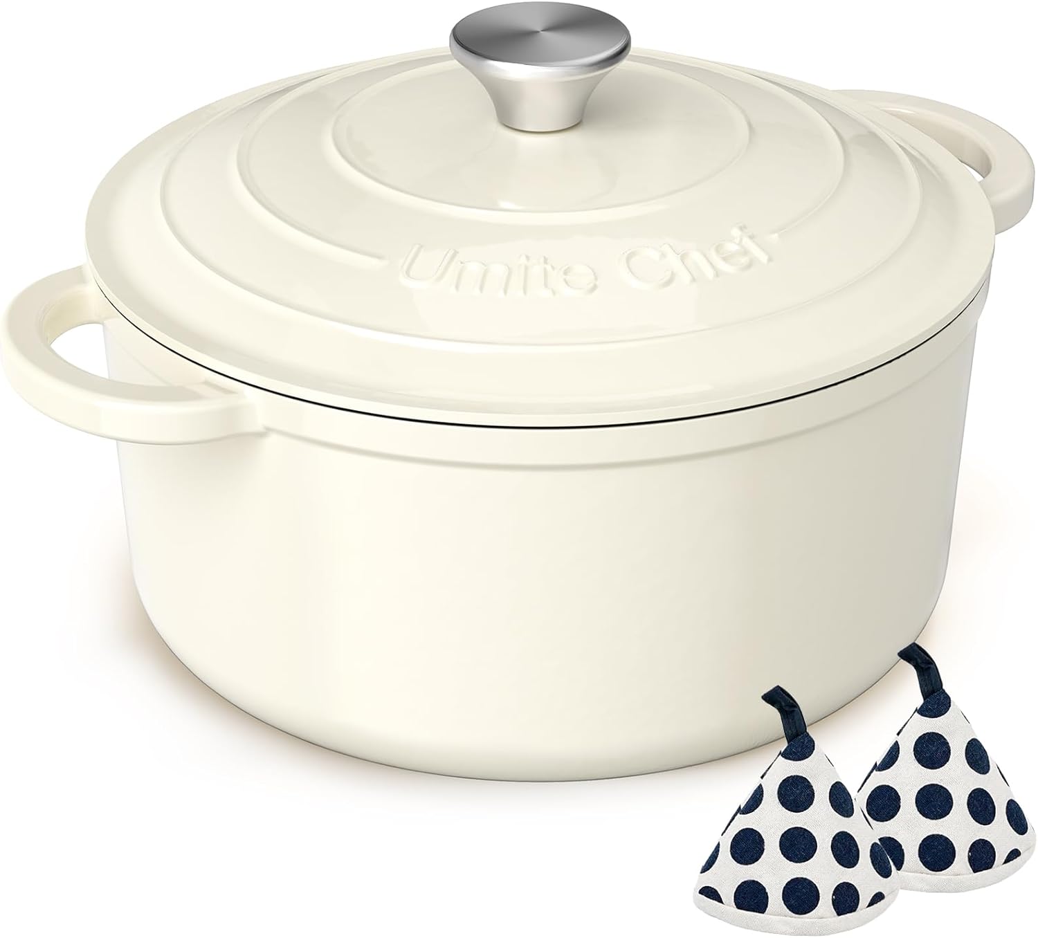 Umite Chef 5QT Enameled Cast Iron Dutch Oven