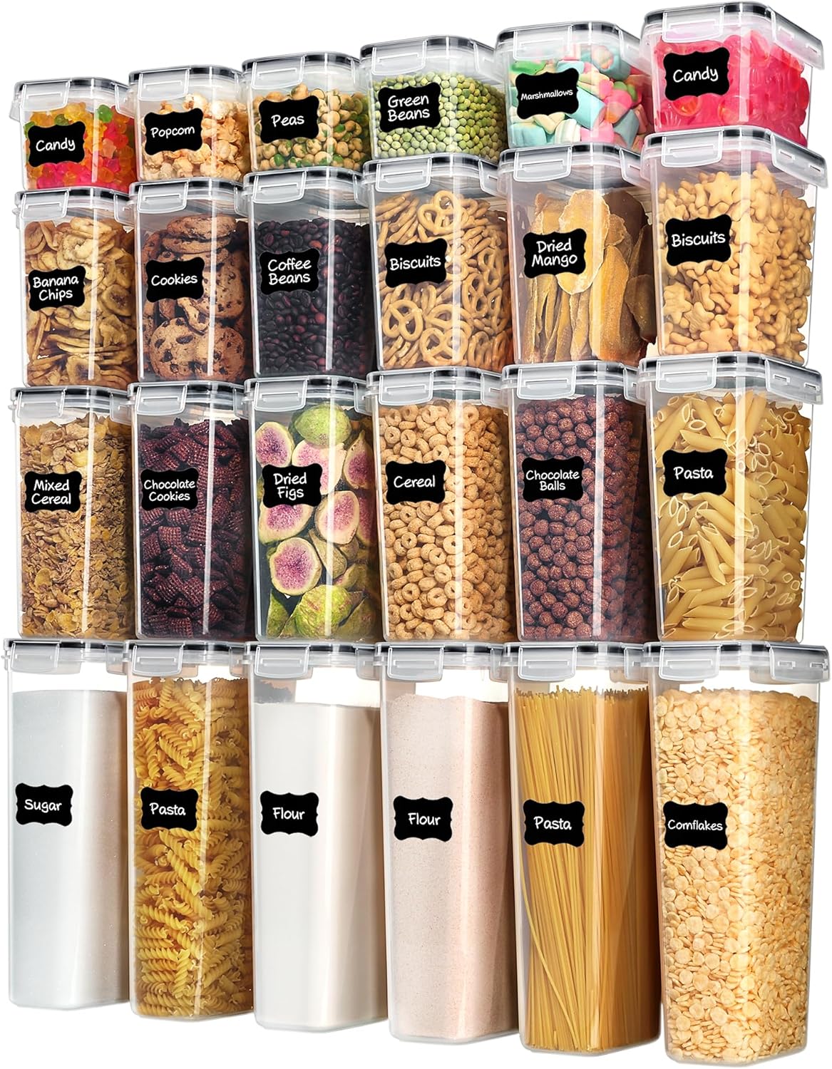 Vtopmart 24-Piece Airtight Food Storage Containers Set